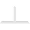 Ekena Millwork Portland Architectural Grade PVC Gable Bracket, 60"W x 35"H x 2"D x 4"F, 14/12 Pitch GBP060X35X0204POR00 - alternate 5